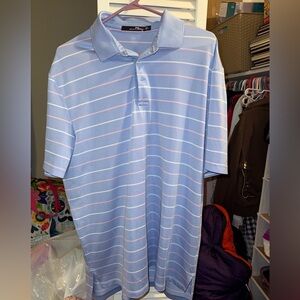 Light Blue Striped Ralph Lauren Shirt